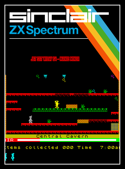 Jet Set Willy 64 - Manic Miner box art