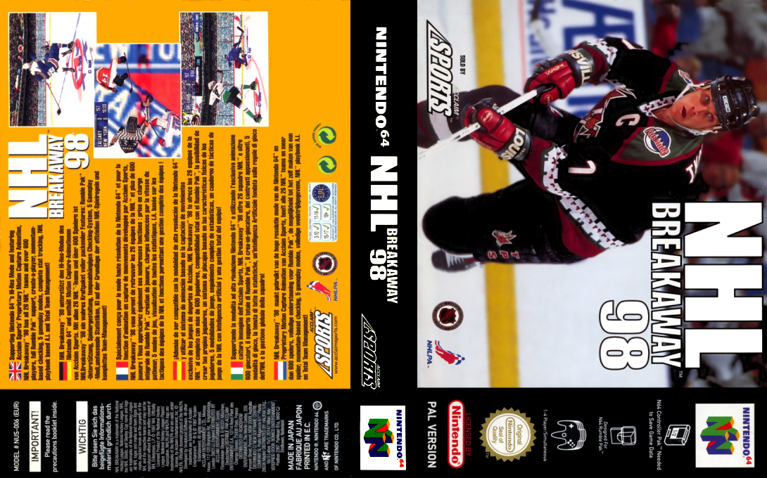 NHL Breakaway 98 — box-texture (EU)
