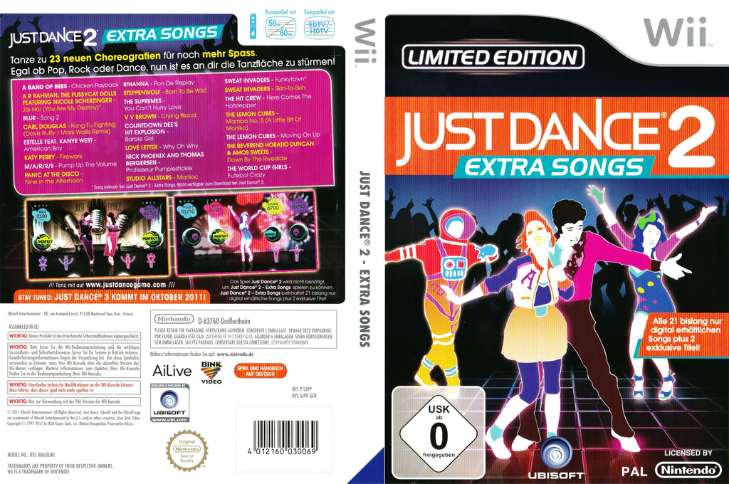 Just Dance 2 - Extra Songs — box-texture (DE)