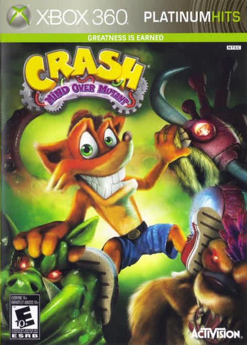 Crash - Mind over Mutant — box-2D (CA)