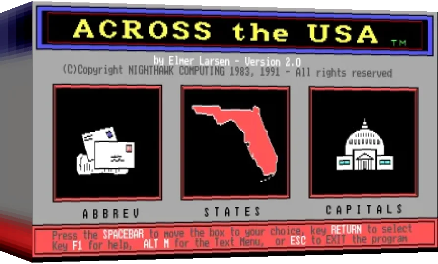 Across the USA — box-3D (WOR)