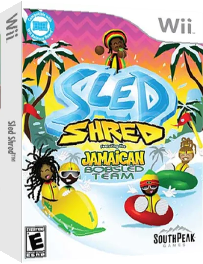 Sled Shred featuring the Jamaican Bobsled Team — box-3D (US)