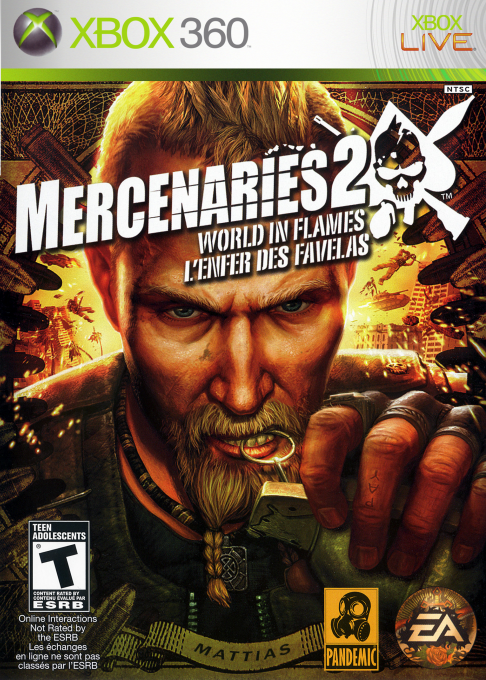 Mercenaries 2 - World in Flames box art