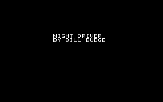 Night Driver — sstitle (WOR)
