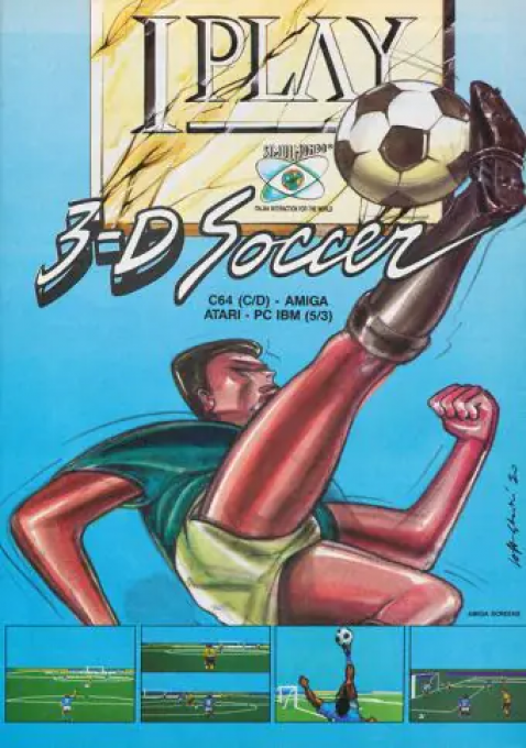 I Play 3-D Soccer box art