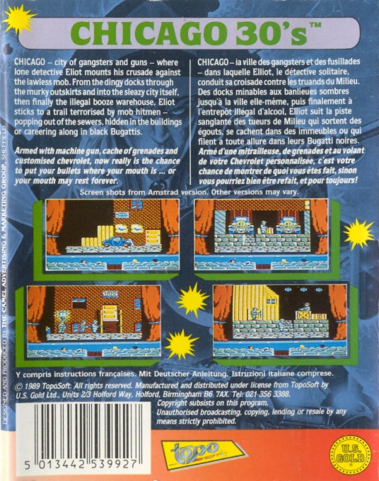 Chicago 30's — box-2D-back (EU)