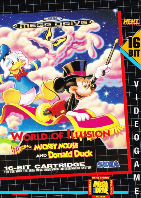 World Of Illusion Starring Mickey Mouse And Donald Duck — box-2D (SE)