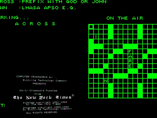 Daily Crossword Puzzles From the New-York Times — mixrbv2 (WOR)