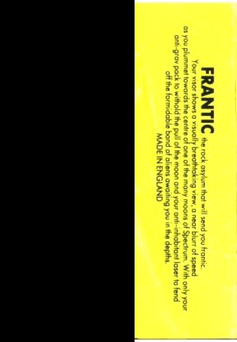 Frantic — box-2D-back (US)