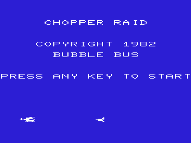 Chopper Raid — sstitle (WOR)