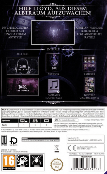 DARQ - Ultimate Edition — box-2D-back (DE)