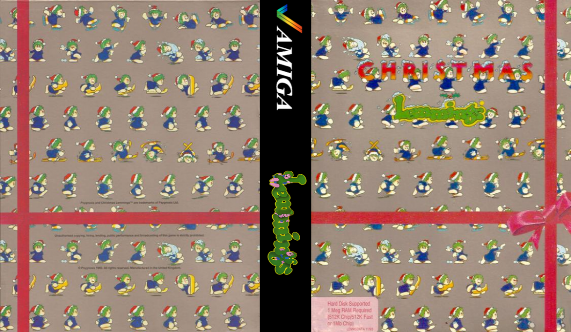 Holiday Lemmings 1993 — box-texture (WOR)