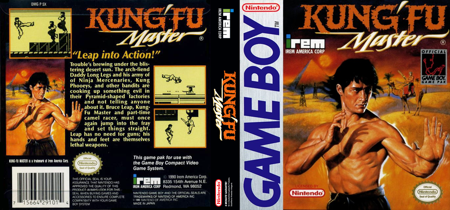 Kung-fu Master — box-texture (US)