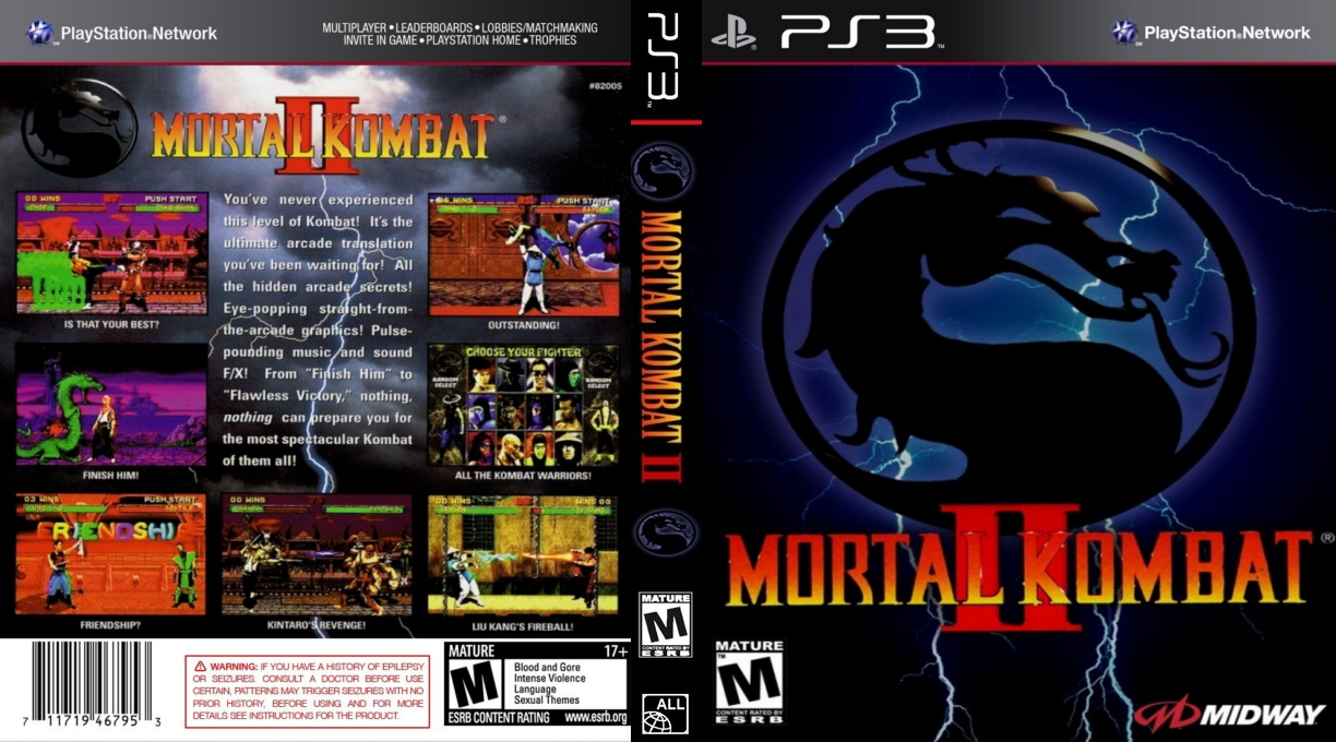 Mortal Kombat 2 — box-texture (US)