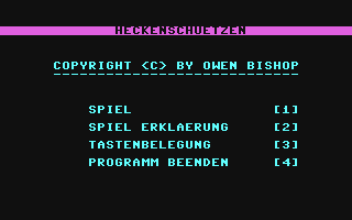 Heckenschuetzen — sstitle (DE)