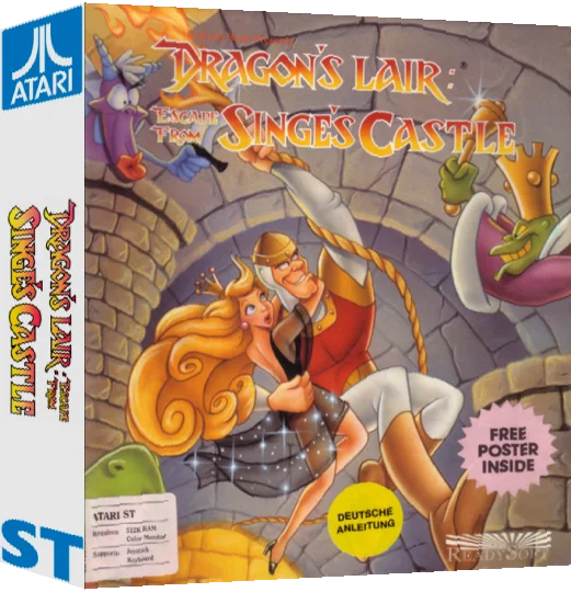 Dragon's Lair - Escape From Singe's Castle — box-3D (EU)