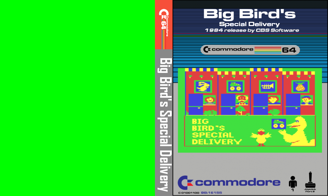 Big Bird's Special Delivery — box-texture (CUS)