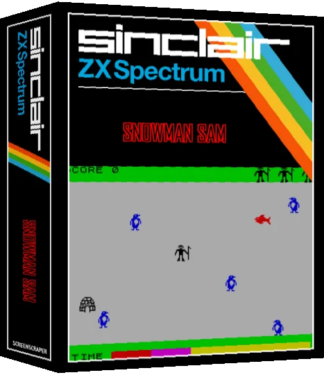 Snowman Sam — box-3D (SS)