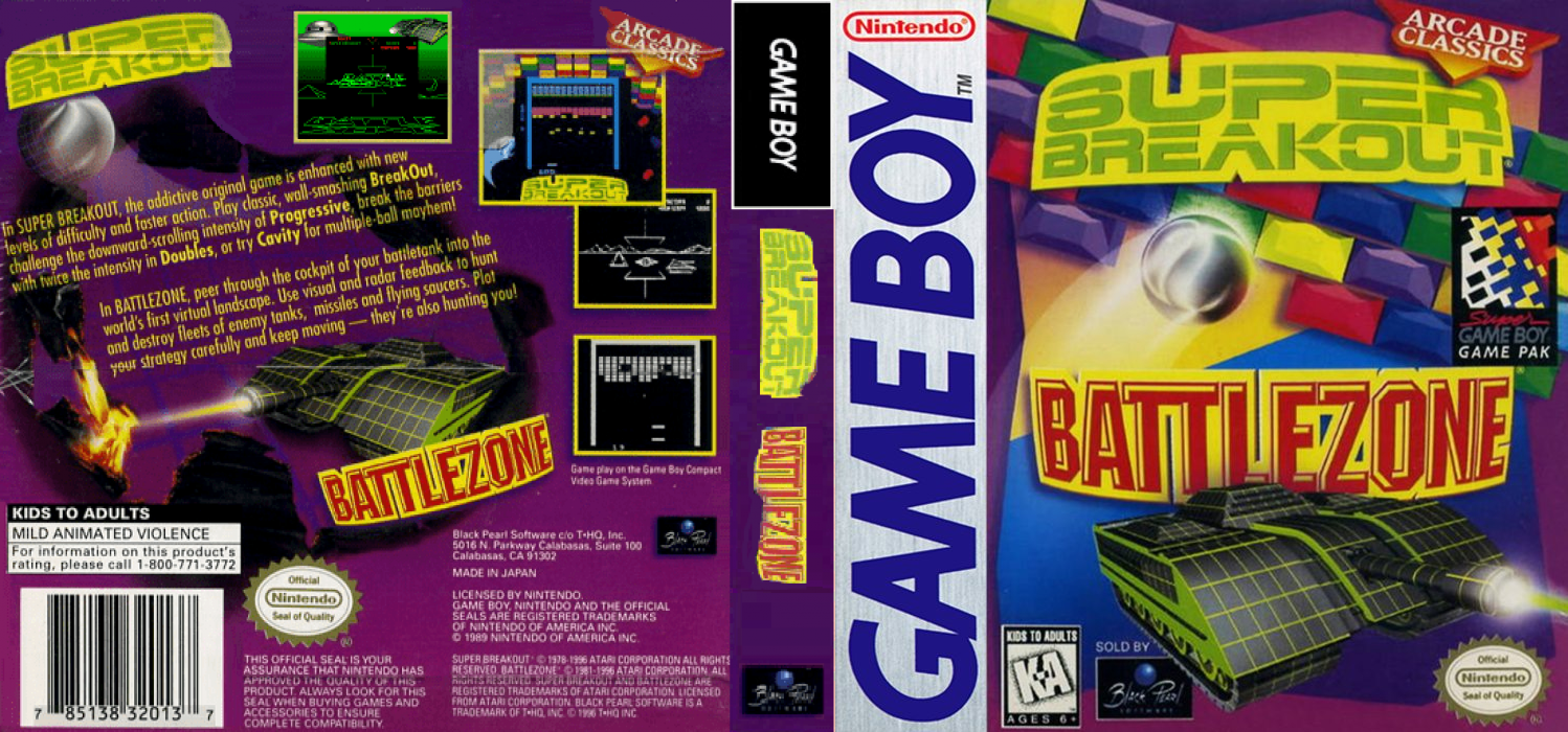Arcade Classics - Battlezone And Super Breakout — box-texture (US)