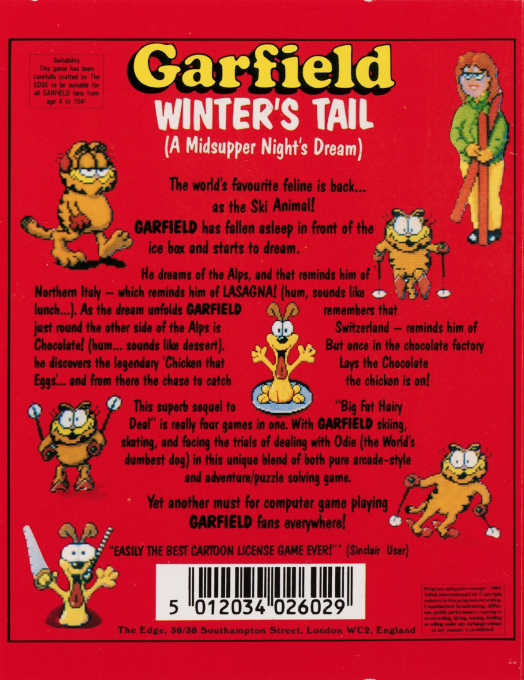 Garfield - Winter's Tail — box-2D-back (EU)