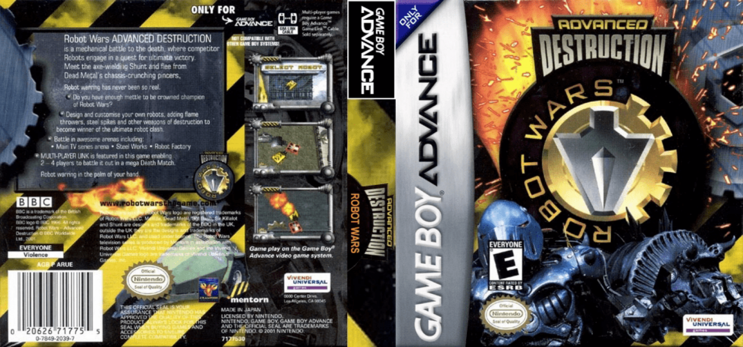 Robot Wars - Advanced Destruction — box-texture (US)