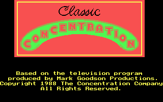 Classic Concentration — sstitle (US)