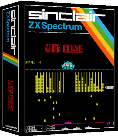 Alien Curse — box-3D (SS)