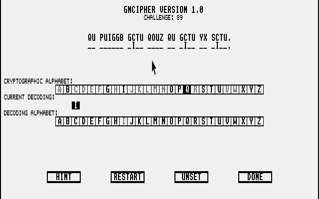 GNCipher - Challenges From The Crypto — ss (WOR)