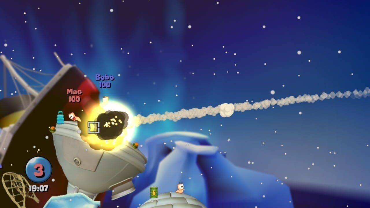 Worms — screenshot (WOR)