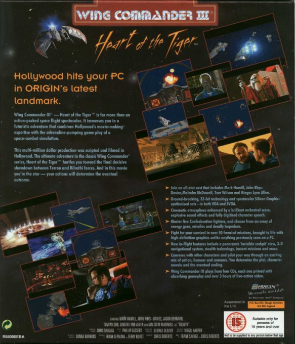 Wing Commander 3 - Heart of the Tiger — box-2D-back (EU)