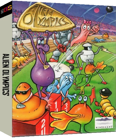 Alien Olympics — box-3D (EU)
