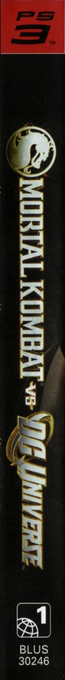 Mortal Kombat vs. DC Universe — box-2D-side (US)