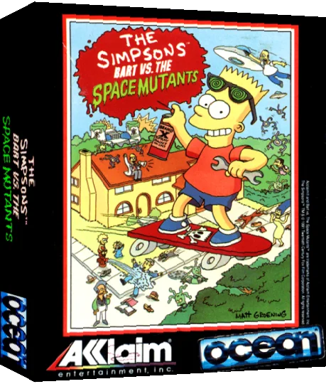 Simpsons, The - Bart vs. the Space Mutants — box-3D (EU)