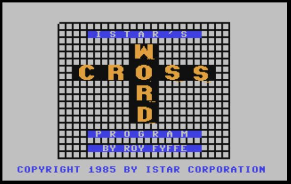 Istar's Crossword Program — sstitle (WOR)