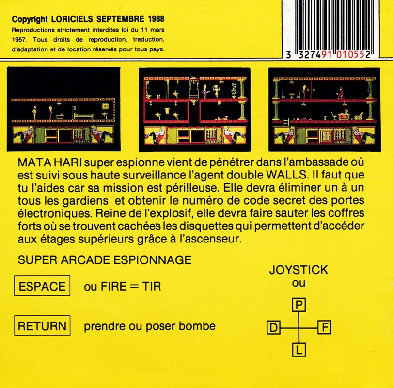 Mata Hari — box-2D-back (FR)
