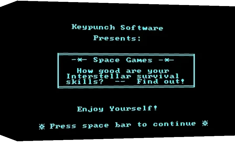 Space Games — box-3D (WOR)