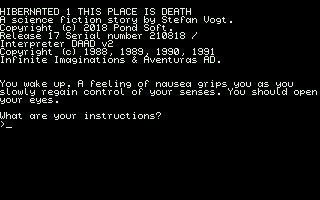 Hibernated I : This Place Is Death — ss (WOR)
