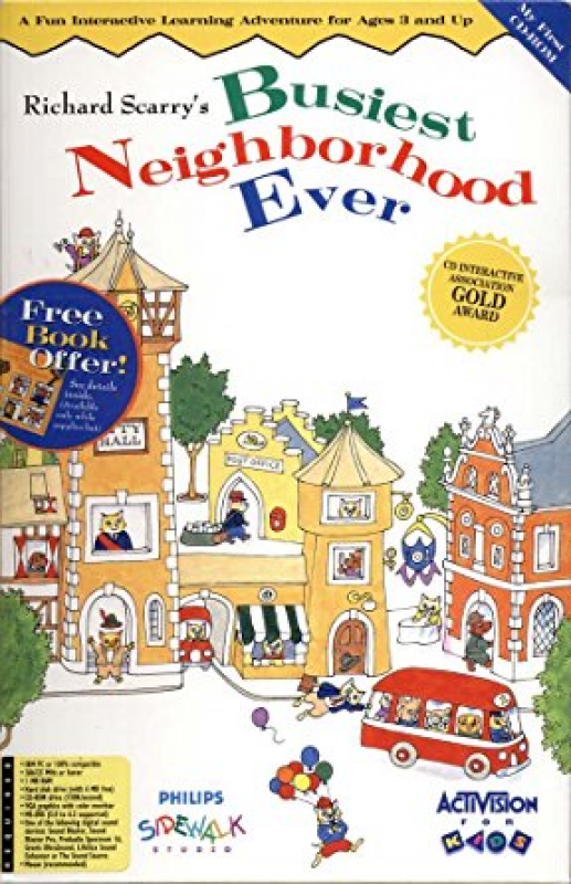 Richard Scarry's Busiest Neighborhood Disc Ever! box art