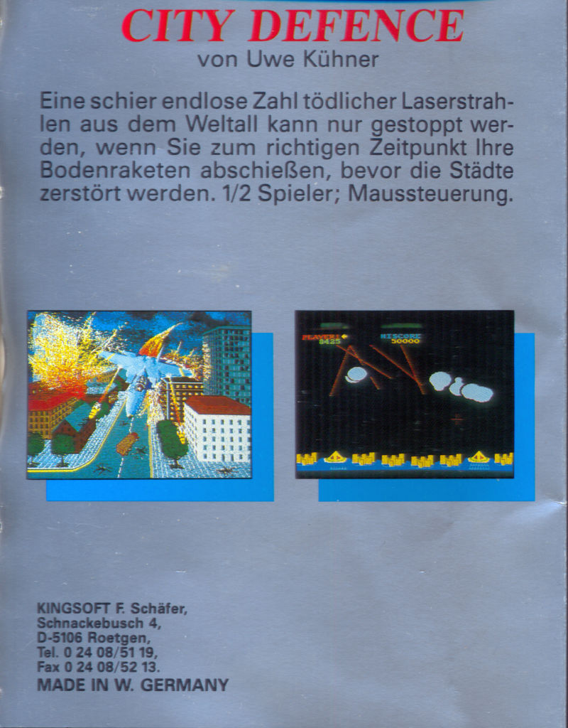 City Defence + Karate King — box-2D-back (WOR)