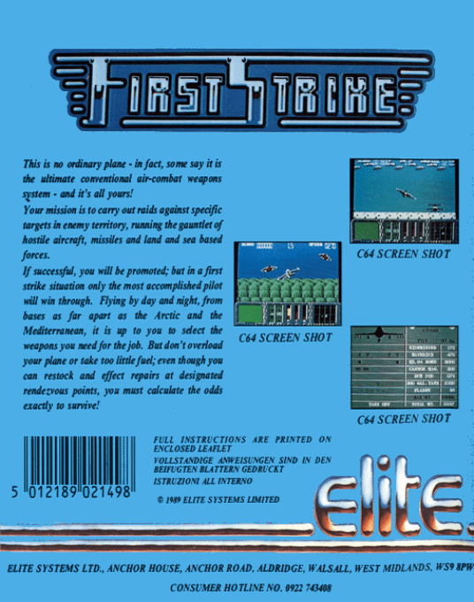 First Strike — box-2D-back (EU)