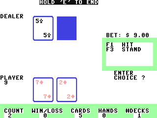 Fever : Blackjack System Counting Program — ss (WOR)