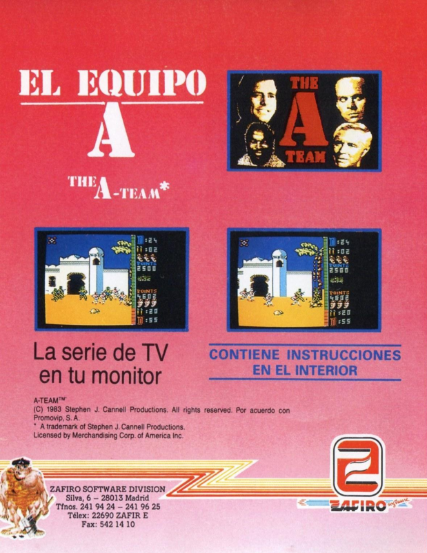 Equipo A, El — box-2D-back (SP)