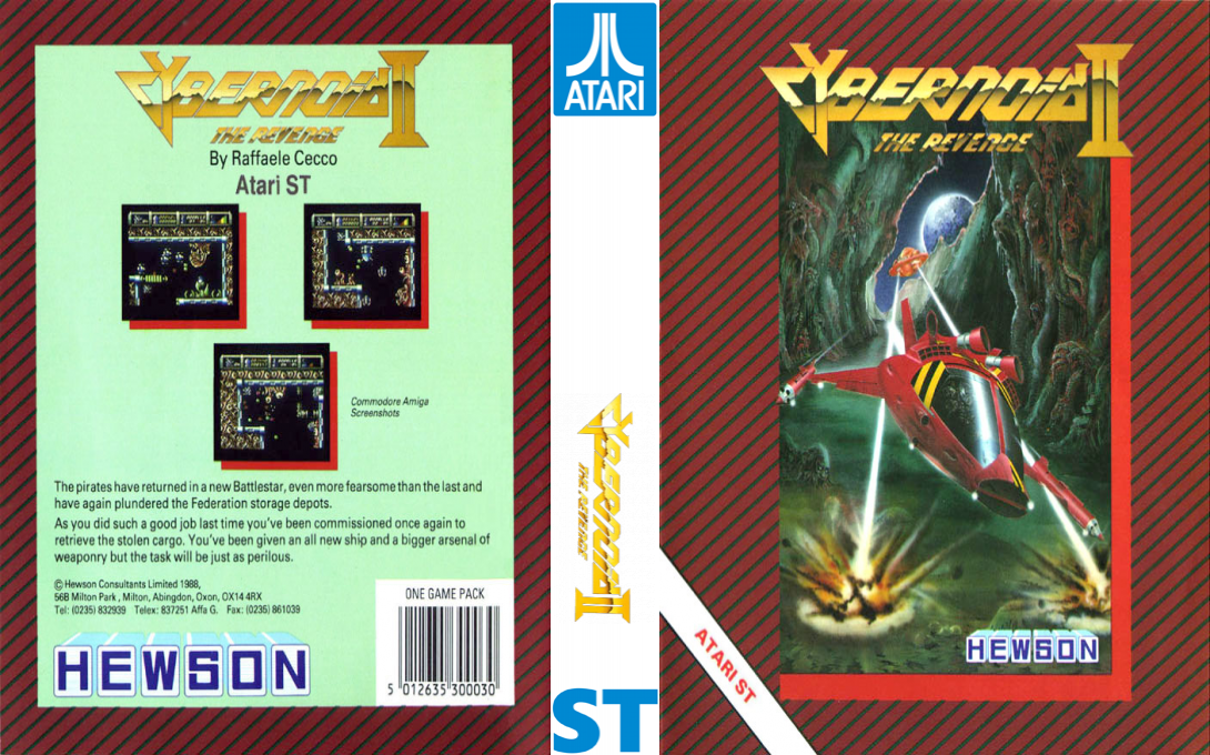 Cybernoid 2 - The Revenge — box-texture (EU)