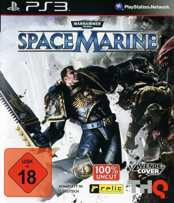 Warhammer 40,000 - Space Marine — box-2D (DE)