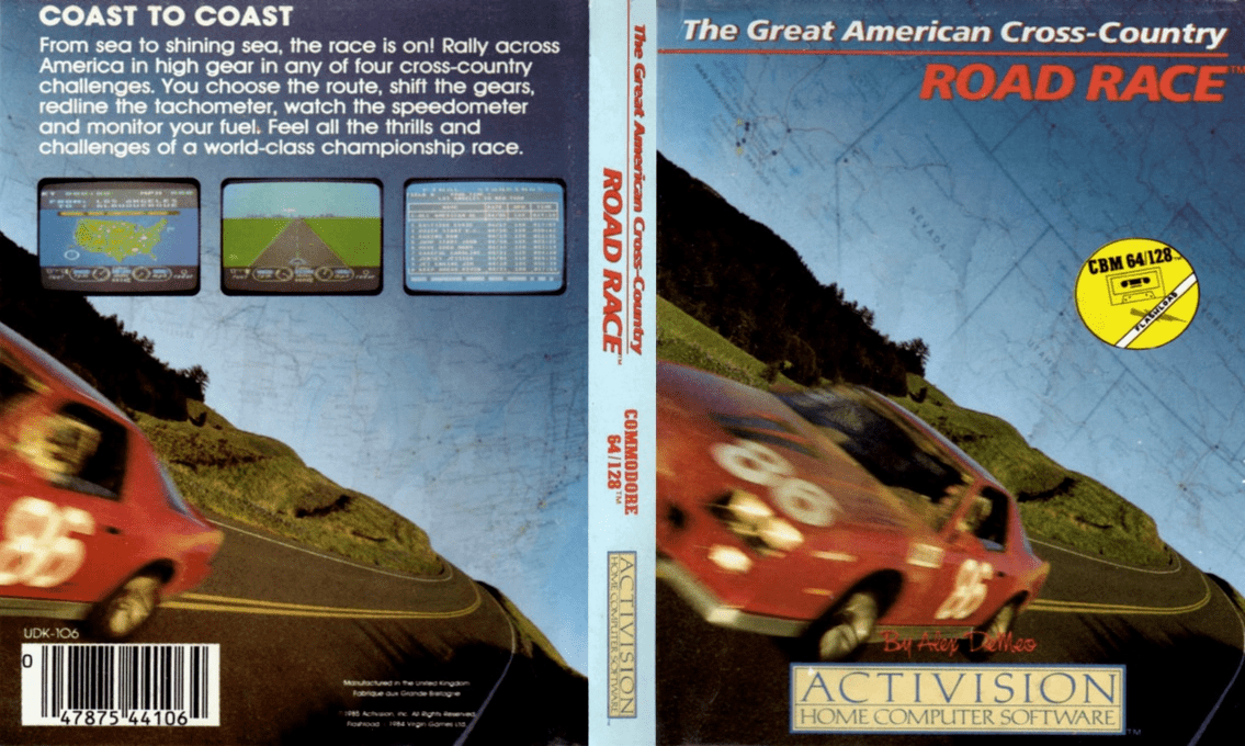 The Great American Cross-Country Road Race — box-texture (WOR)