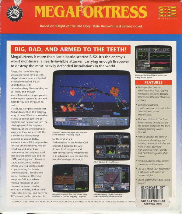 Megafortress — box-2D-back (EU)