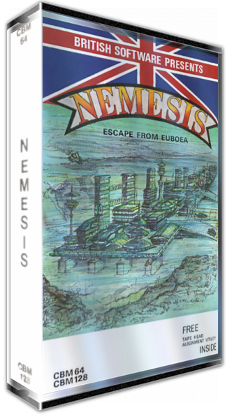 Nemesis - Escape From Euboea (British Software) — box-3D (EU)