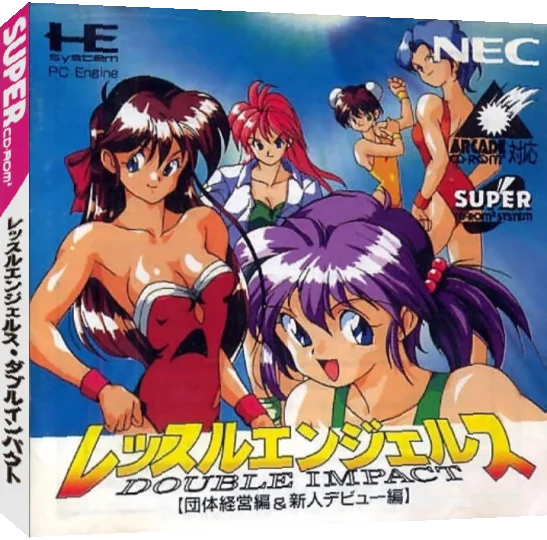 Wrestle Angels - Double Impact — box-3D (JP)