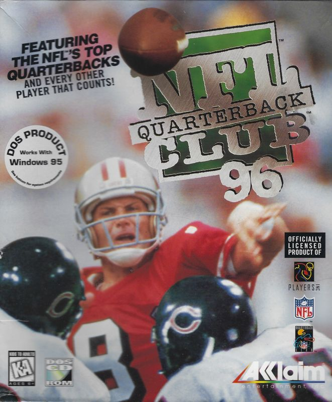 NFL Quarterback Club 96 box art