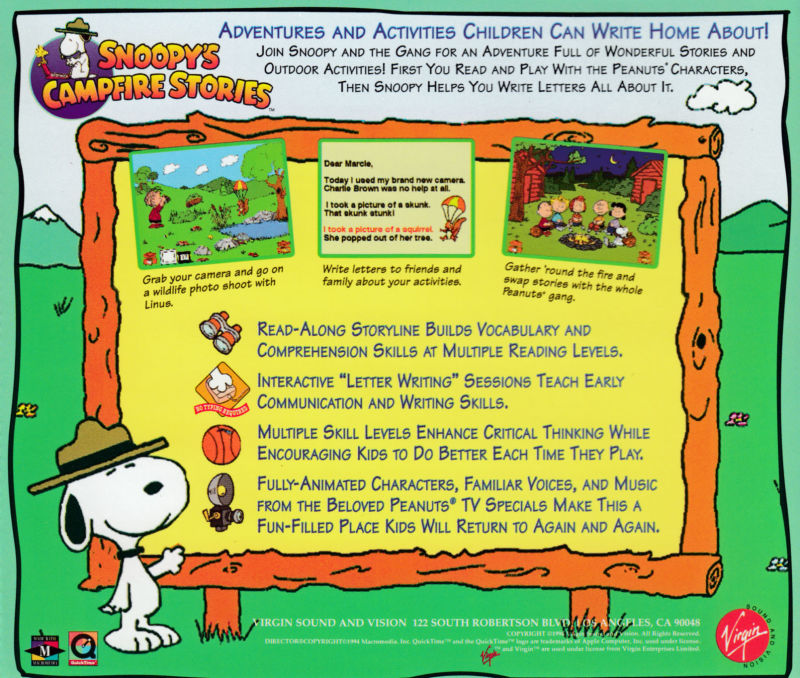 Snoopy's Campfire Stories — box-2D-back (US)